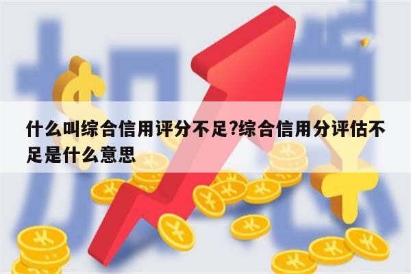 什么叫综合信用评分不足?综合信用分评估不足是什么意思