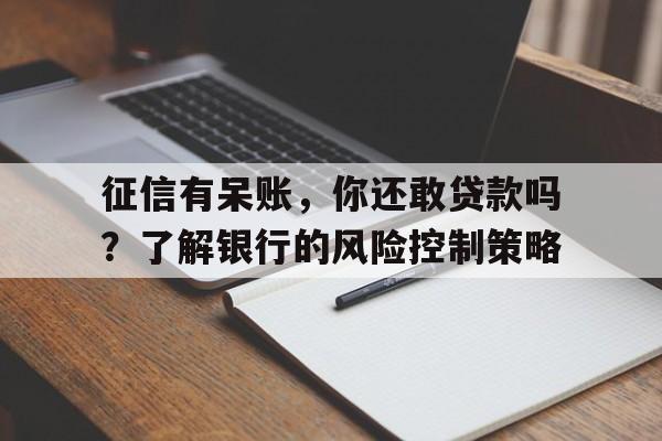 征信有呆账，你还敢贷款吗？了解银行的风险控制策略