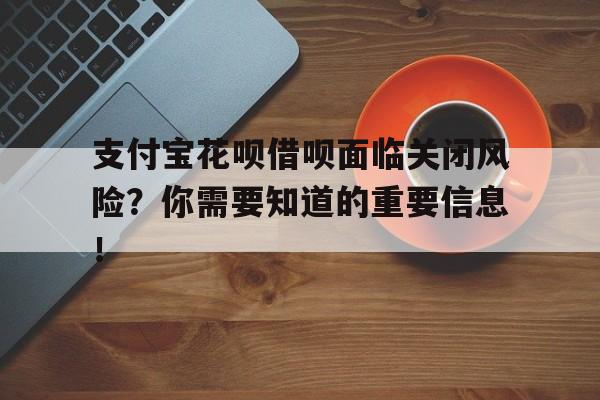 支付宝花呗借呗面临关闭风险？你需要知道的重要信息！