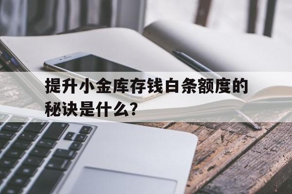 提升小金库存钱白条额度的秘诀是什么？