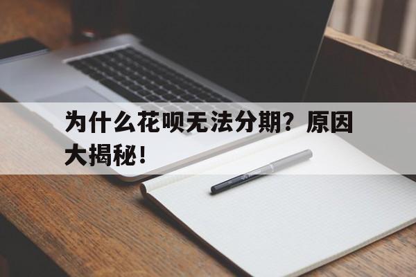 为什么花呗无法分期？原因大揭秘！