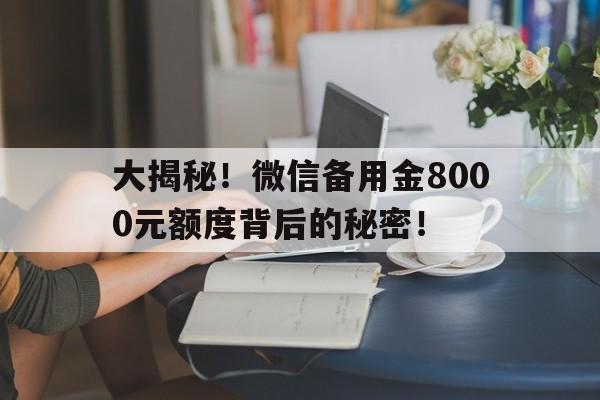 大揭秘！微信备用金8000元额度背后的秘密！