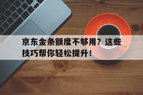 京东金条额度不够用？这些技巧帮你轻松提升！