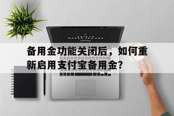 备用金功能关闭后，如何重新启用支付宝备用金？