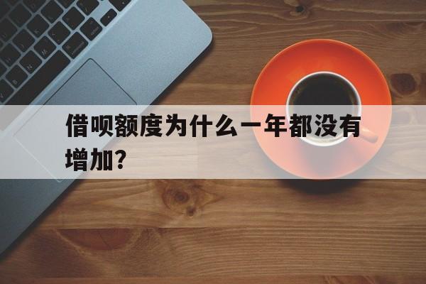 借呗额度为什么一年都没有增加？