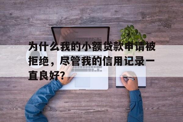 为什么我的小额贷款申请被拒绝，尽管我的信用记录一直良好？