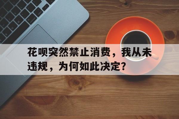 花呗突然禁止消费，我从未违规，为何如此决定？