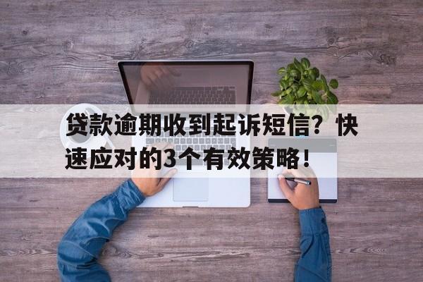 贷款逾期收到起诉短信？快速应对的3个有效策略！