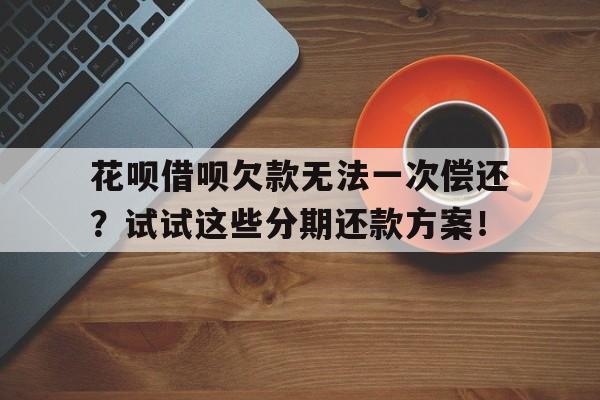 花呗借呗欠款无法一次偿还？试试这些分期还款方案！