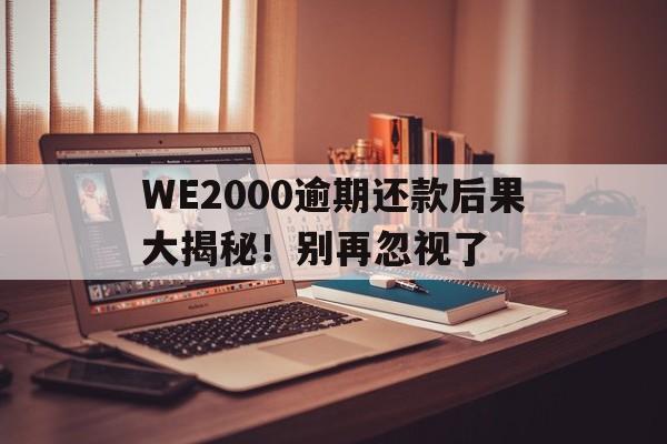 WE2000逾期还款后果大揭秘！别再忽视了