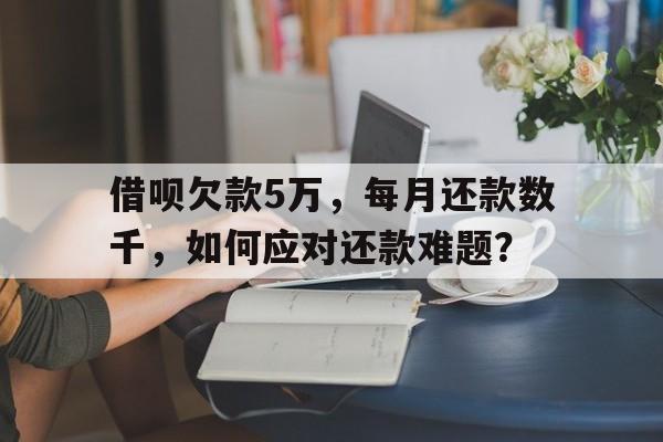 借呗欠款5万，每月还款数千，如何应对还款难题？