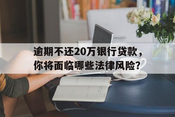 逾期不还20万银行贷款，你将面临哪些法律风险？