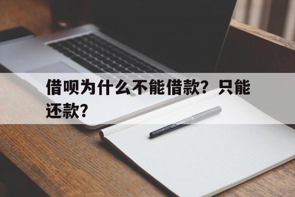 借呗为什么不能借款？只能还款？