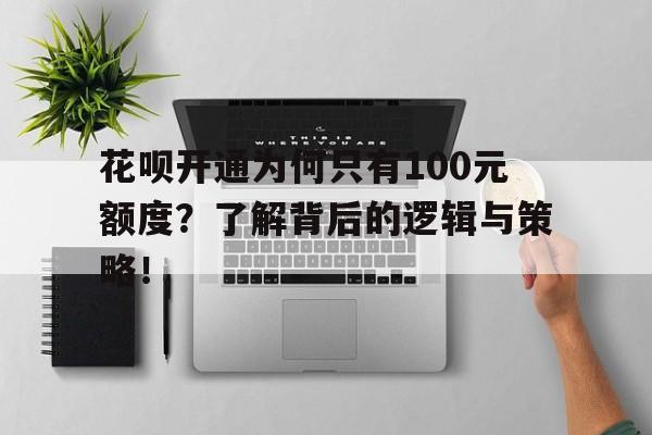 花呗开通为何只有100元额度？了解背后的逻辑与策略！