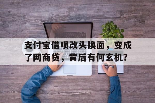 支付宝借呗改头换面，变成了网商贷，背后有何玄机？