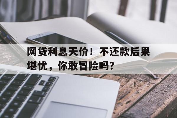 网贷利息天价！不还款后果堪忧，你敢冒险吗？