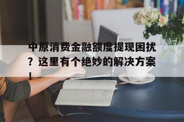 中原消费金融额度提现困扰？这里有个绝妙的解决方案！