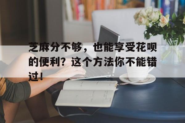 芝麻分不够，也能享受花呗的便利？这个方法你不能错过！