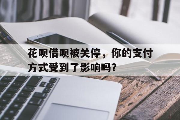 花呗借呗被关停，你的支付方式受到了影响吗？