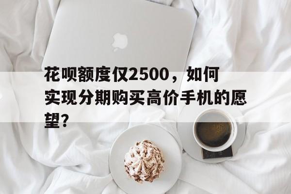 花呗额度仅2500，如何实现分期购买高价手机的愿望？