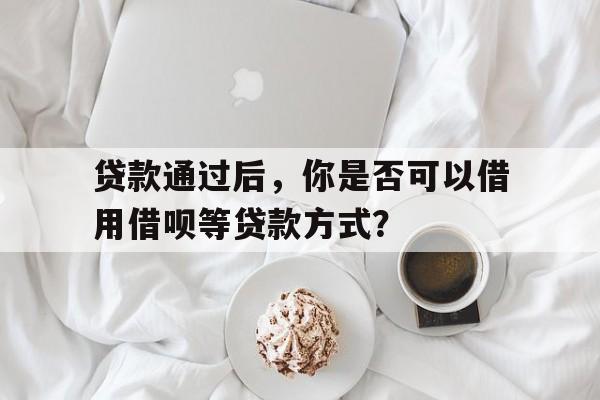 贷款通过后，你是否可以借用借呗等贷款方式？