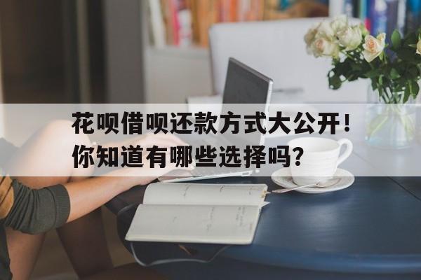 花呗借呗还款方式大公开！你知道有哪些选择吗？