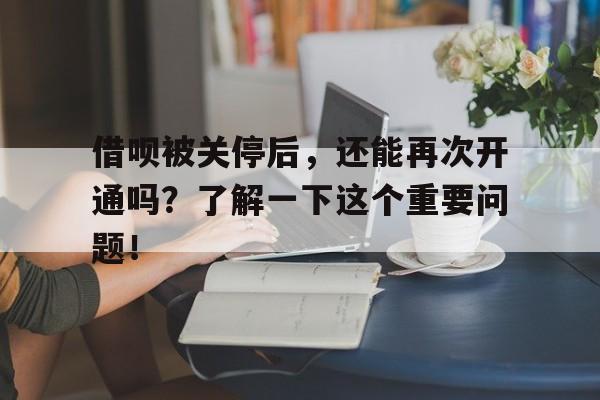 借呗被关停后，还能再次开通吗？了解一下这个重要问题！