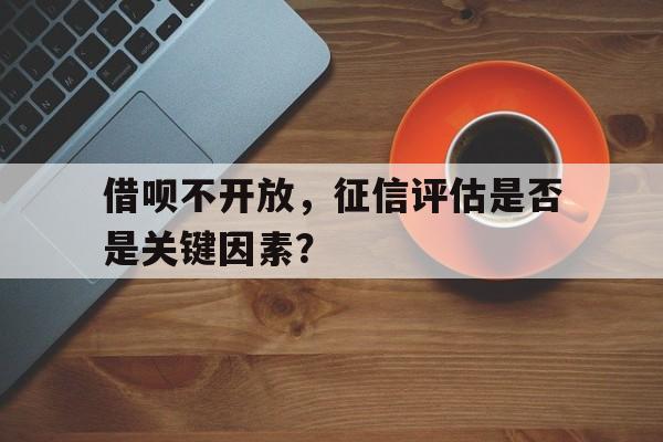 借呗不开放，征信评估是否是关键因素？