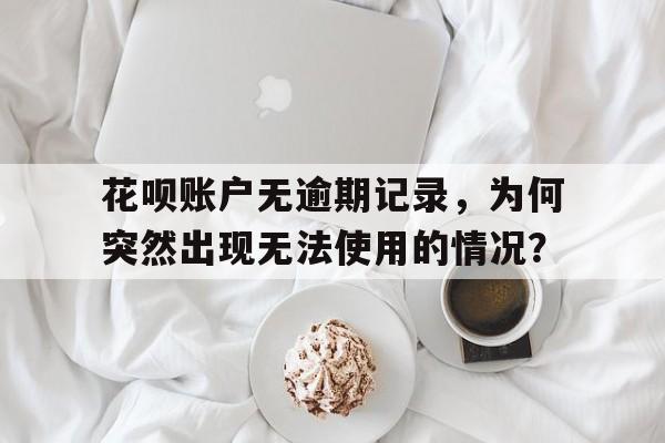 花呗账户无逾期记录，为何突然出现无法使用的情况？