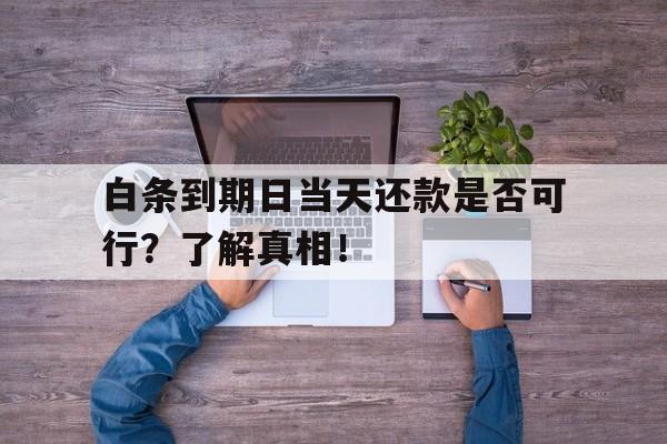 白条到期日当天还款是否可行？了解真相！