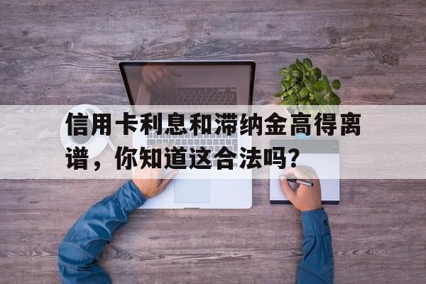 信用卡利息和滞纳金高得离谱，你知道这合法吗？