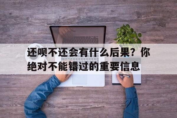 还呗不还会有什么后果？你绝对不能错过的重要信息