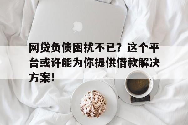 网贷负债困扰不已？这个平台或许能为你提供借款解决方案！