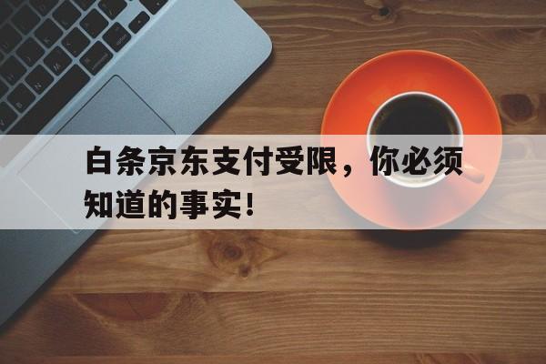 白条京东支付受限，你必须知道的事实！