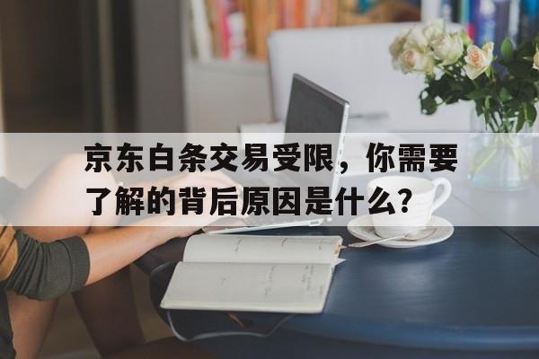 京东白条交易受限，你需要了解的背后原因是什么？