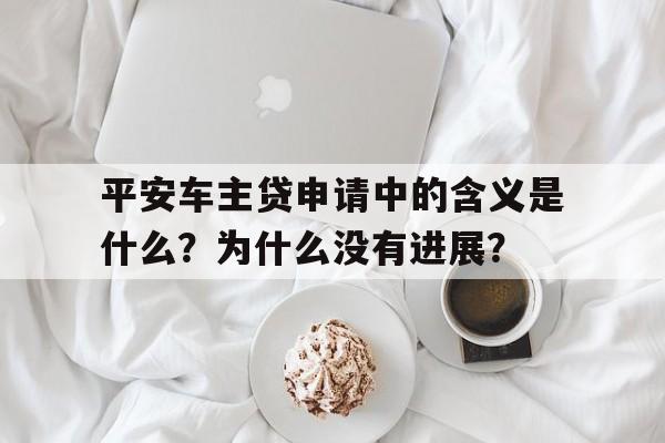 平安车主贷申请中的含义是什么？为什么没有进展？