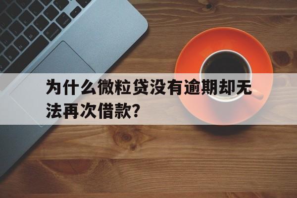 为什么微粒贷没有逾期却无法再次借款？