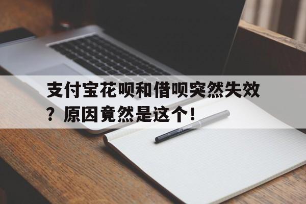 支付宝花呗和借呗突然失效？原因竟然是这个！