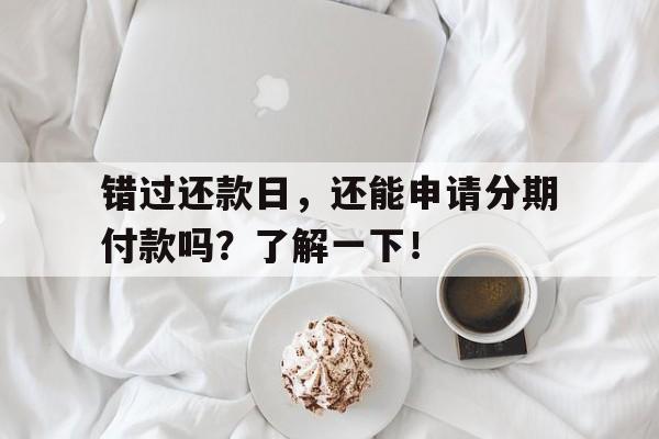 错过还款日，还能申请分期付款吗？了解一下！