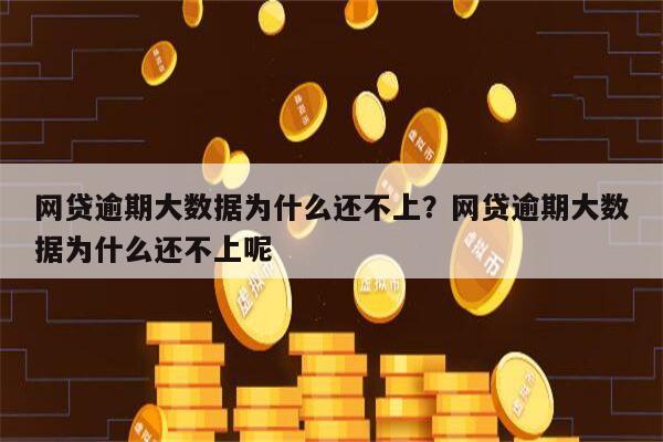 网贷逾期大数据为什么还不上？网贷逾期大数据为什么还不上呢