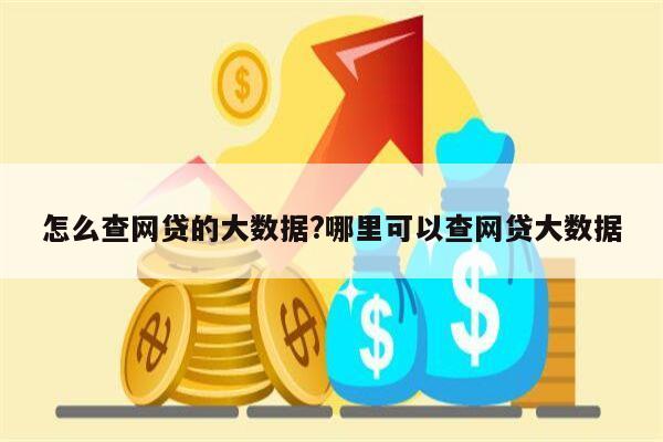 怎么查网贷的大数据?哪里可以查网贷大数据