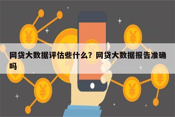 网贷大数据评估些什么？网贷大数据报告准确吗