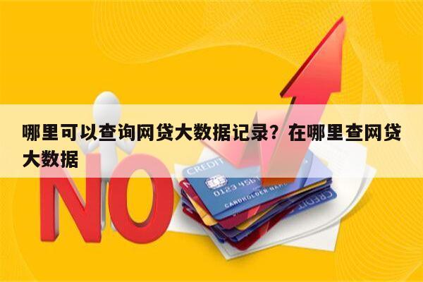 哪里可以查询网贷大数据记录？在哪里查网贷大数据