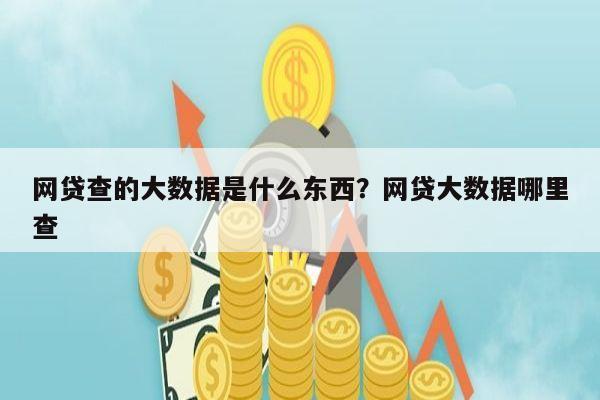 网贷查的大数据是什么东西？网贷大数据哪里查