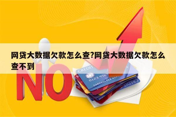 网贷大数据欠款怎么查?网贷大数据欠款怎么查不到