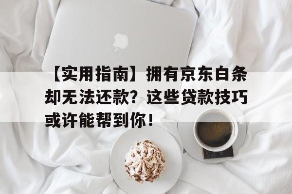 【实用指南】拥有京东白条却无法还款？这些贷款技巧或许能帮到你！