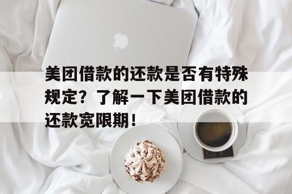 美团借款的还款是否有特殊规定？了解一下美团借款的还款宽限期！